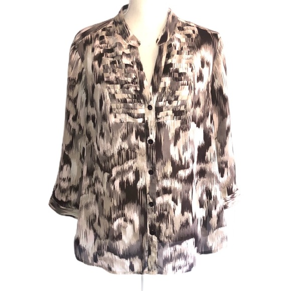 Chico’s Blouse Size 2 - Picture 1 of 6